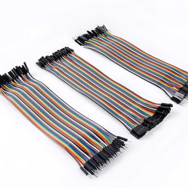 Dupont Breadboard Jumper Wires [20]Cm Ribbon Cables 120pcs 3*40 FF - MM - FM Kit